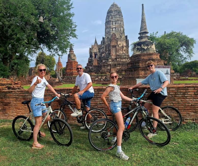 Ayutthaya: Colorful Slow Life Bicycle Tour with local guide. - Getting there smoothly, then staying cool on the bike