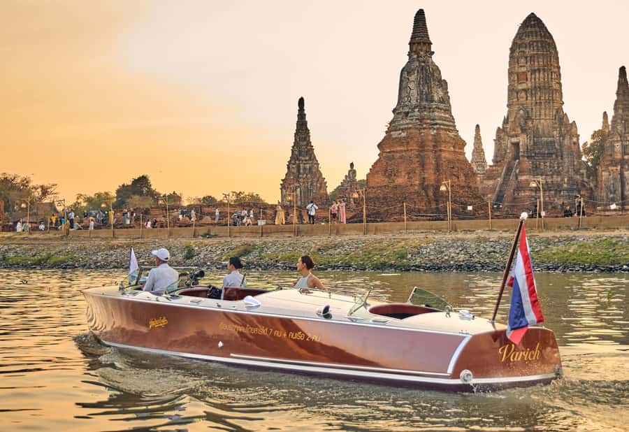 Ayutthaya: Luxury Hacker Craft Boat Cruise Temple sightsee - Why Ayutthaya temples make sense best from a boat