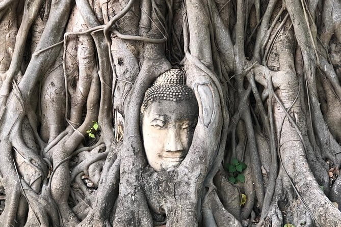 Ayutthaya Three Temple Heritage Tour by Bus - Wat Ratchaburana: royal restoration, decorated prang, and the crypt story