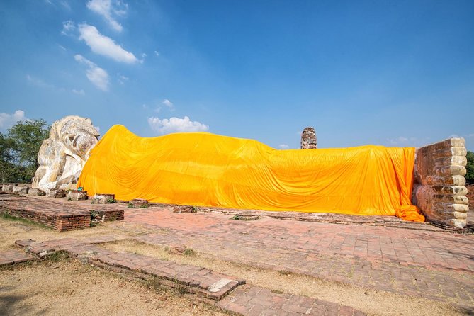 Ayutthaya Tour from Bangkok with Grand Pearl River Cruise - Wat Lokayasutharam (Reclining Buddha): The Longest View Is the Best
