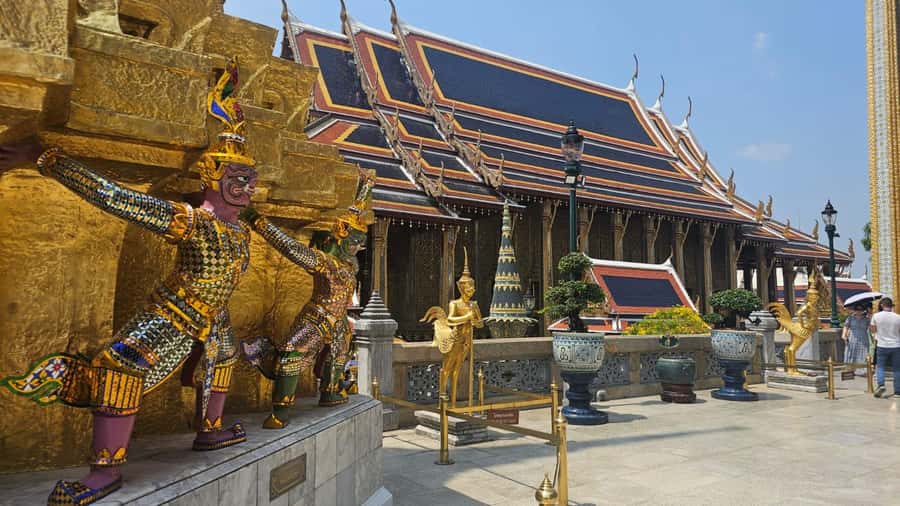 Bangkok 3-Major Royal Temples Walking Tour - The Grand Palace ticket includes a Khon dance show, so you finish with culture