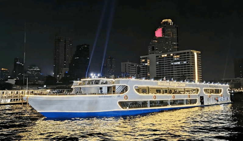 Bangkok: Alangka Chao Phraya River Dinner Cruise - Alangka on the Chao Phraya, a smooth way to see Bangkok lights