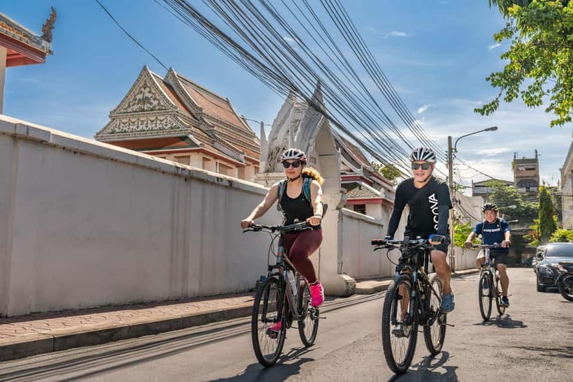 Bangkok: Backstreets and Historic Temples Bike Tour - Chao Phraya River Riding Plus a Long-Tail Boat Ride