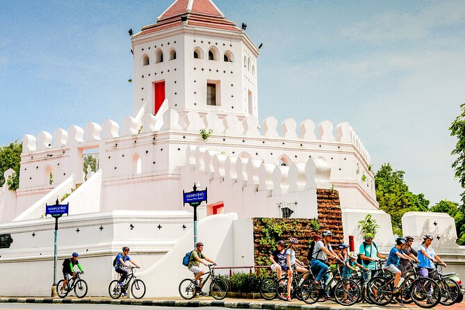 Bangkok: Backstreets and Temple Historic Bike Tour - Rama VIII Bridge: A City-Scale Moment Without the Gridlock