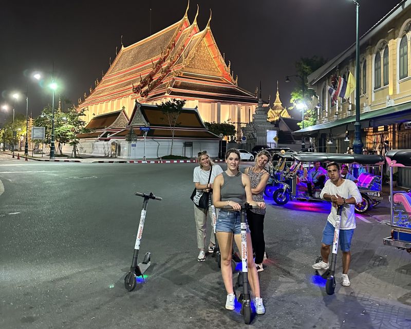 Bangkok By Night by Electric Scooter &/or Bike - Wat Ratchanatdaram and Wat Suthat, Where Night Photos Actually Work