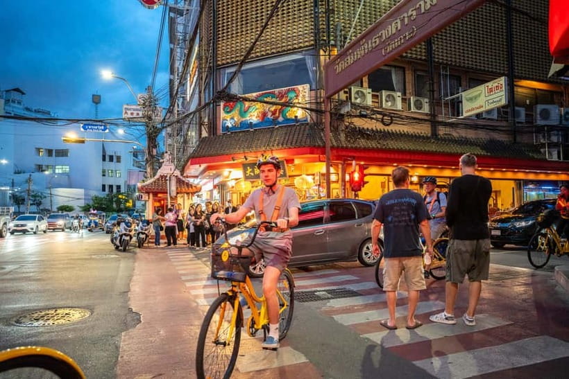 Bangkok by Night Cycling Tour with Street-food Meal - Key highlights at a glance