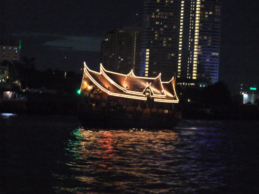 Bangkok by Night Cycling Tour with Street-food Meal - Chao Phraya River Views and the Pedestrian Ferry Moment