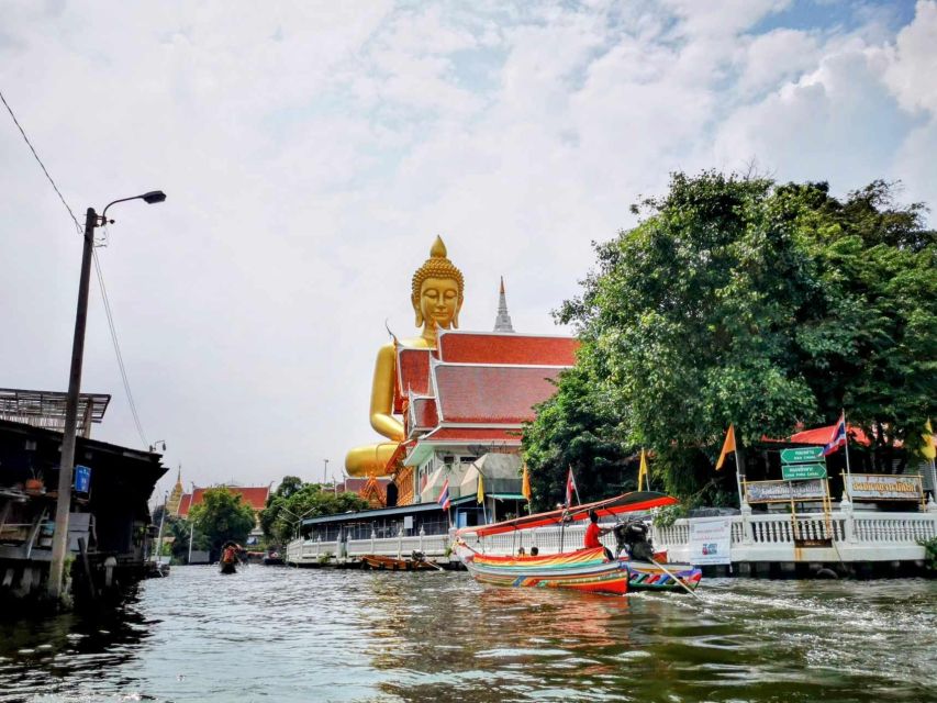 Bangkok: Canal Boat Tour, Big Buddha & Artist's House - Working waterway realities: hot weather, no toilets, and timing shifts