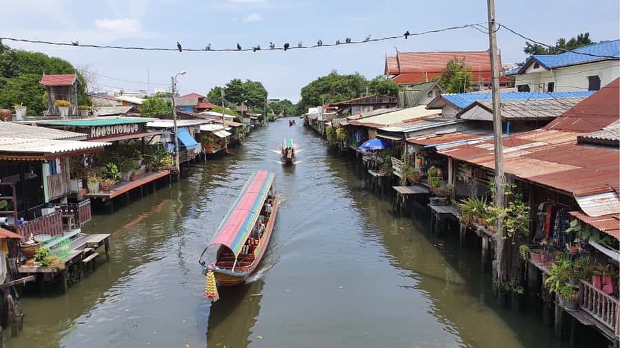 Bangkok: Canal Longtail Boat Sightseeing Cruise - Pak Klong Talat Flower Market: A Sensory Stop With Shopping Time