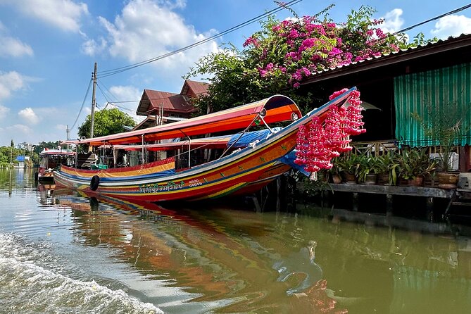 Bangkok Canal Shared Cruise by Longtail Boat - Rajinee Pier and the longtail boat shared cruise