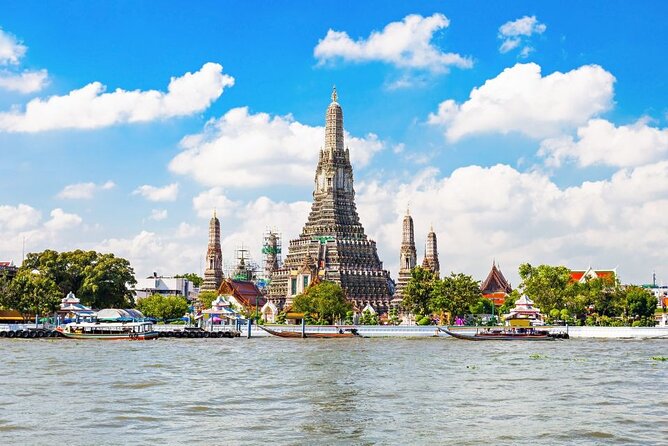 Bangkok Canal Tour by Teak Boat - Wat Arun from the riverbank: temple views without the temple crowds