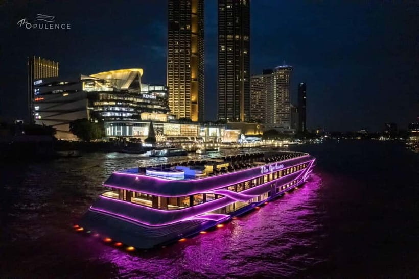 Bangkok: Celebrate New Year Opulence Dinner Cruise - Terminal 21 Rama 3 Pier logistics: Where you meet, when check-in matters