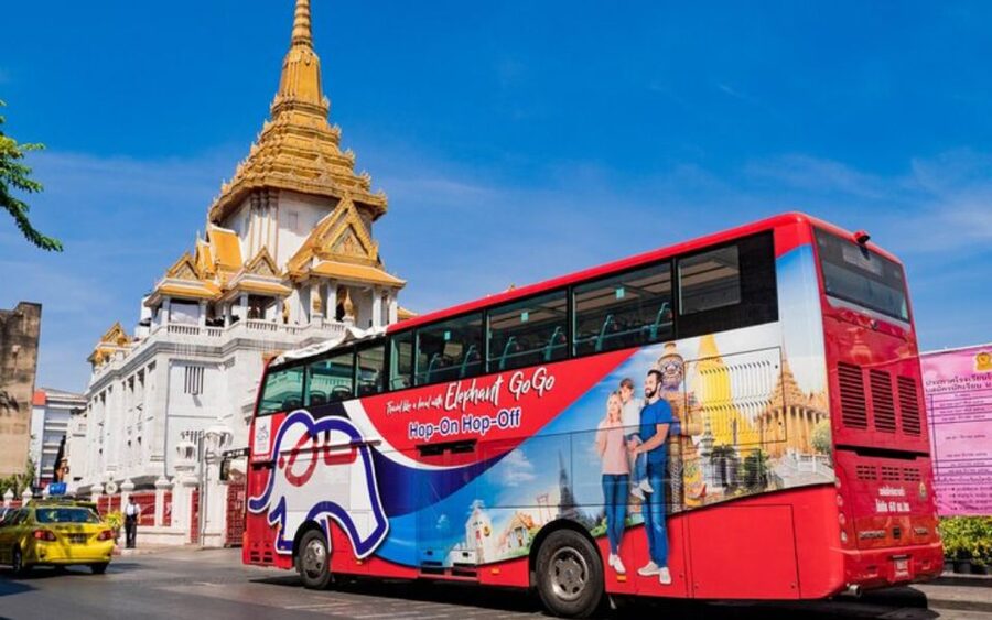 Bangkok: Chinatown Night Walking Tour and Hop On Hop Off Bus - Planning your sightseeing stops: Wat Pho, Wat Arun, and Mahanakhon Skywalk