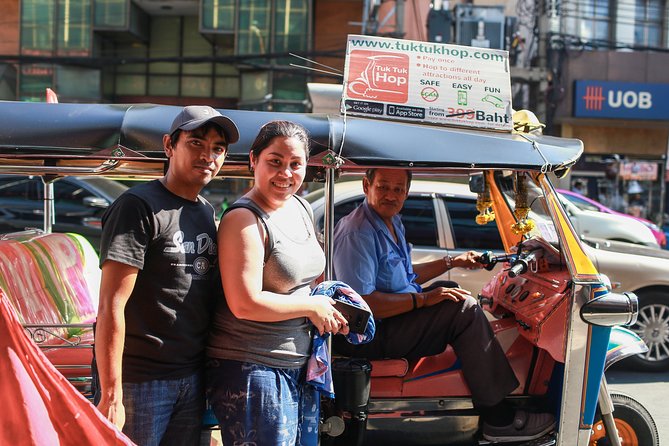 Bangkok Combo: Tuk Tuk App Pass, Chao Phraya Boat & E-sim - Sukhumvit: Modern Malls, Terminal Stops, and Night Energy