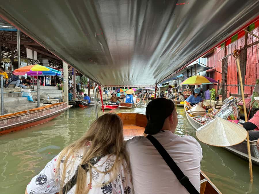 Bangkok: Damnoen Floating Market & Train Market Private Tour - Entering Maeklong Railway Market, Where Umbrellas and Trains Share Space
