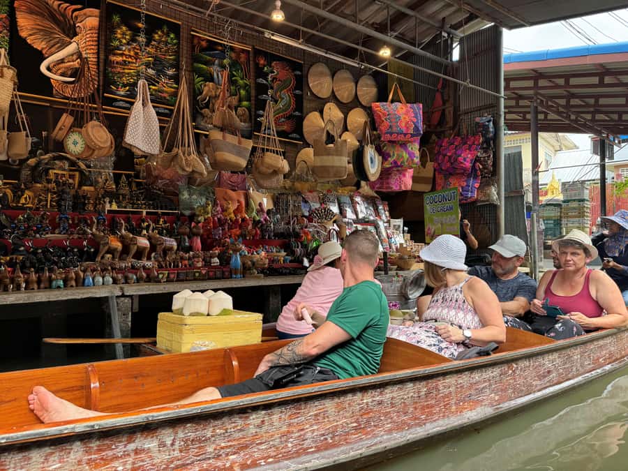 Bangkok: Damnoen Floating Market & Train Market Private Tour - The 1-Hour Canal Boat Ride: The Part Most People Remember