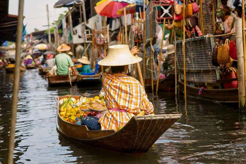 Bangkok: Damnoen Saduak Market and Maeklong Railway Market - Maeklong Railway Market: Talad Rom Hup, also called Umbrella Pulldown Market