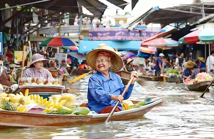 Bangkok: Damnoen Saduak Market & Kayaking Adventure - Key Highlights