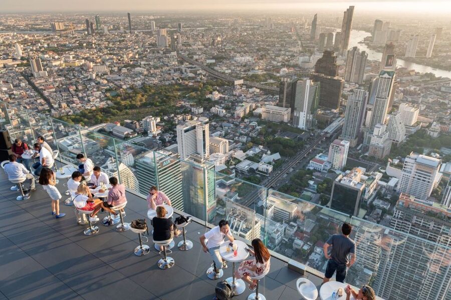Bangkok: Damnoen Saduak, Train Market & Mahanakhon Day Trip - Damnoen Saduak Floating Market: Canal Views and Smart Snack Time