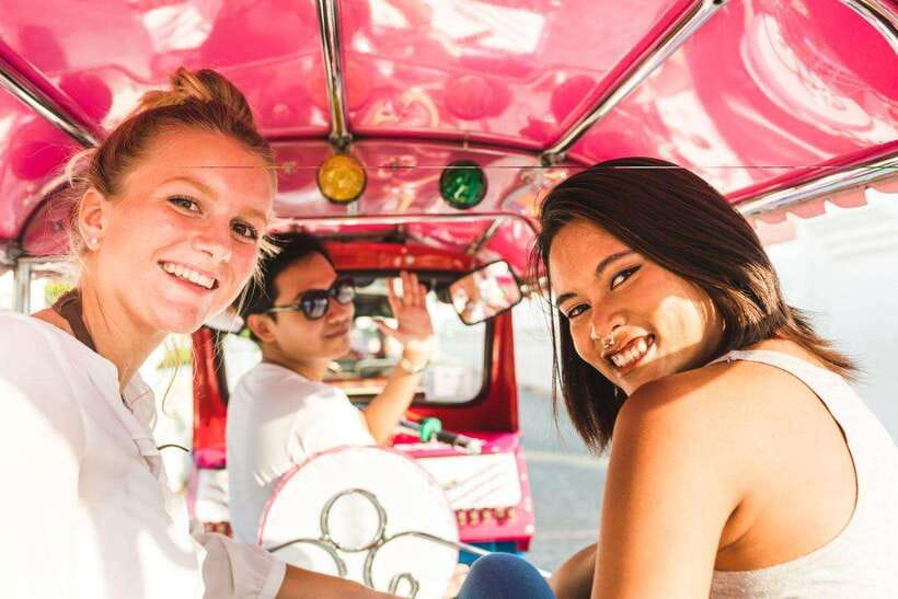 Bangkok Electric Tuk Tuk: Street Food & Markets - Riverside drink, Pran Nok Pier, and the express boat shortcut