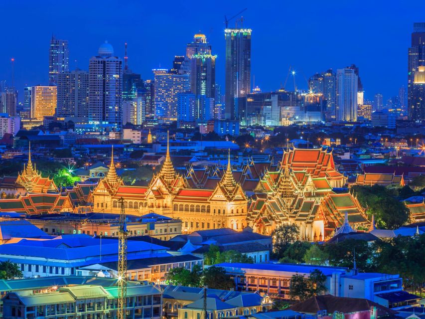 Bangkok: Evening Tour with Wat Arun, Wat Pho & Tuk Tuk Ride - Wat Arun at dusk: mosaics, ferry views, and smart timing