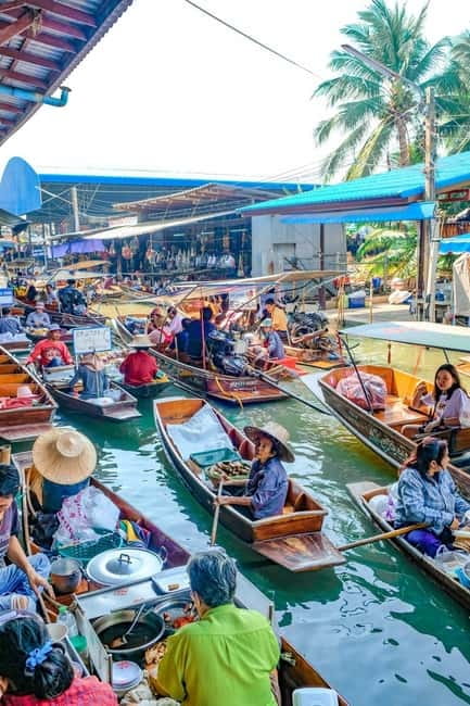 Bangkok: Famous Markets and Dragon Temple Guided Day Tour - Maeklong Railway Market: watch stalls vanish before the train
