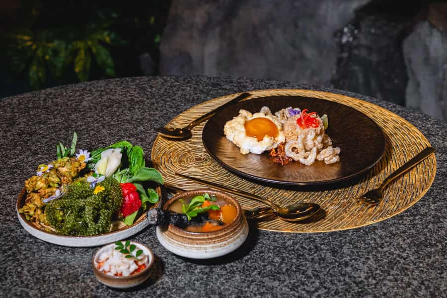 Bangkok: Fine Dining in Stunning Waterfall Cave at Myste - Inside Myste: what the waterfall-cave setting does to your meal