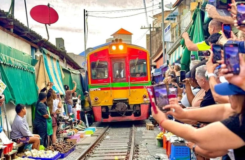 Bangkok: Floating Market & Railway Market with Hotel Pick Up - The van to the pier: shorter drive, different mood