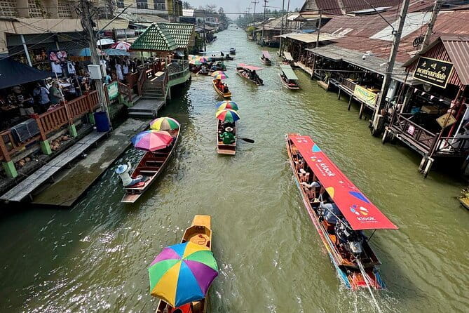 Bangkok: Floating Market & Train Market Discovery - Mae Klong Railway Market (Hoop Rom Market): the train-through-stalls moment