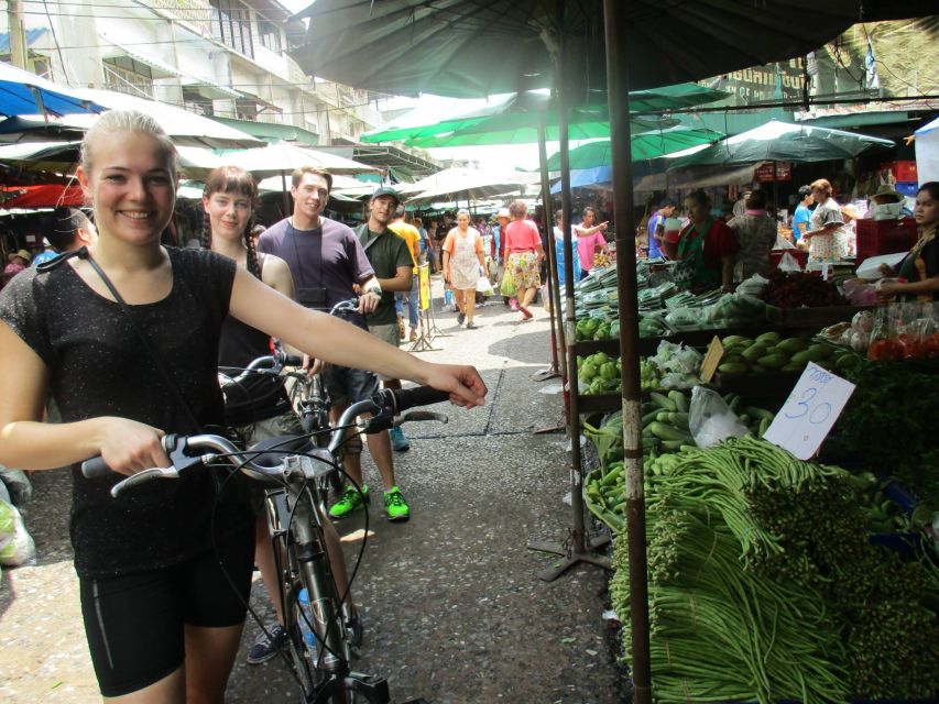 Bangkok Full-Day Bike Tour with Boat Transfer and Lunch - Crossing the Chao Phraya twice by longtail boat, with your bike handled