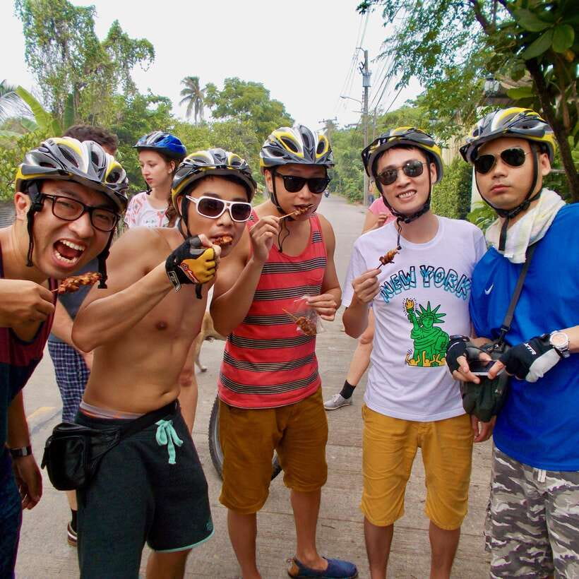 Bangkok green oasis guided bike tour with boat ride - Boat rides first: cool breeze and river life on the Chao Phraya