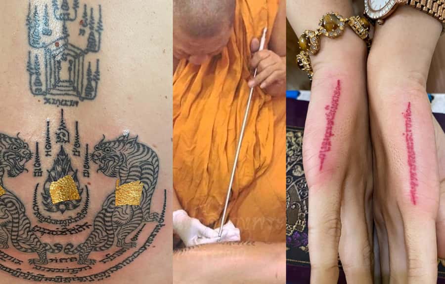 Bangkok: Hand Poked Thai Tattoo Guide at Wat Bang Phra - The 5-hour flow from Bangkok hotel pickup to returning home