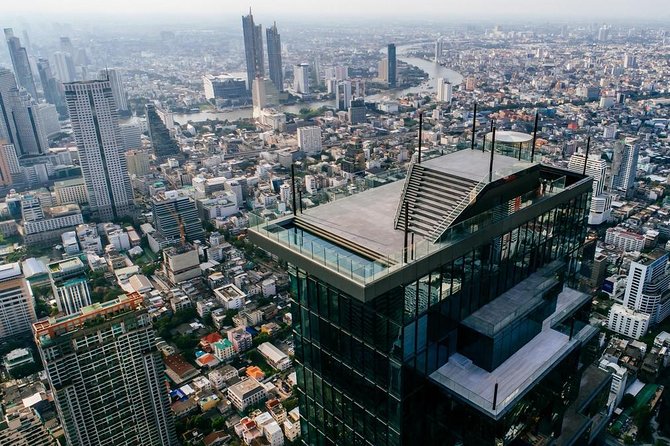 Bangkok King Power MahaNakhon SkyWalk Admission Ticket - The Best Part: SkyWalk Heights and Seeing Wat Phra Kaew Pagodas