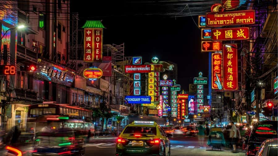 Bangkok: Lebua Sky Bar & China Town Street Food by Tuk Tuk - Yaowarat Road, Chinatown’s Golden Road, and dinner that actually feels local