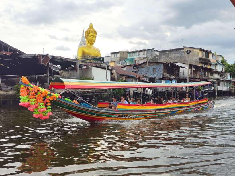 Bangkok Long Boat Canal a Big Buddha & Culture Markets Tour - Lunch and market food: what to do since lunch is not included