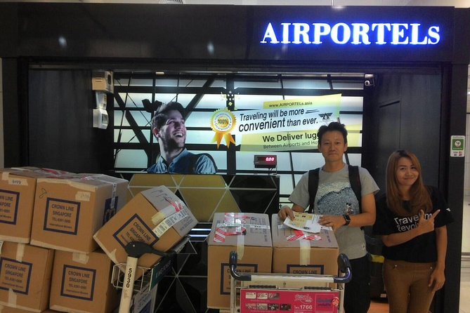 Bangkok Luggage Delivery from Hotel to Airport - Suvarnabhumi pick-up: B Floor by Airport Rail-Link