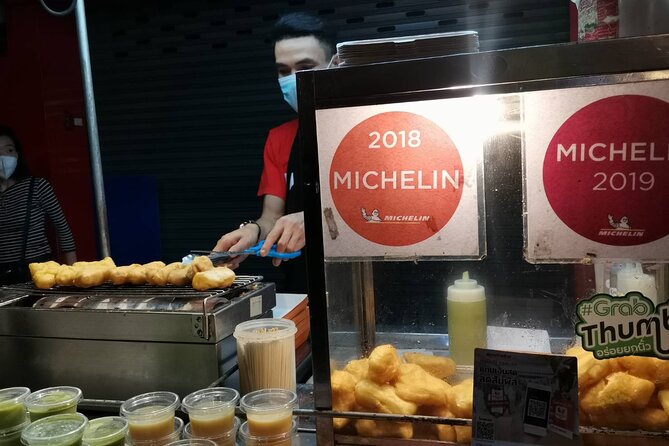 Bangkok: Michelin Guide Street Food Tour by Tuk Tuk - Nai Ek rolled noodles, mini-cigar shaped perfection