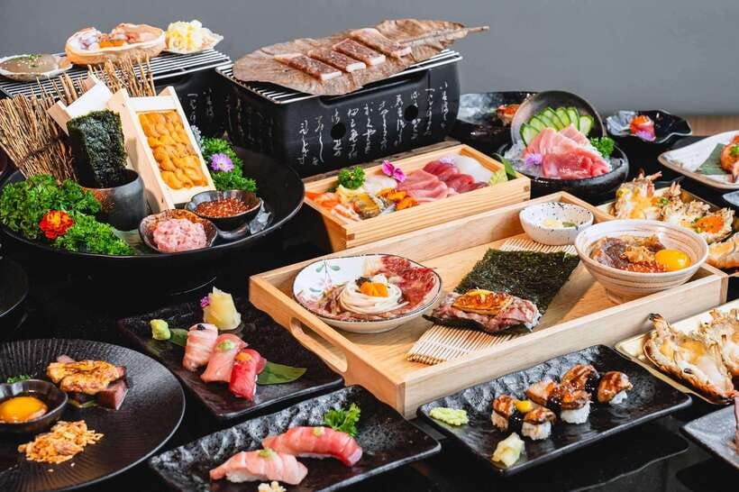 Bangkok: NAMA Japanese and Seafood Buffet Dinner - NAMA in Bangkok: a Japanese seafood buffet for sashimi fans and beef cravings