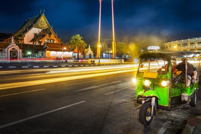 Bangkok Night Lights: Temple & City Tour by Tuk Tuk (SHA Plus) - BTS Start at Saphan Taksin, then the Express Boat Shortcut