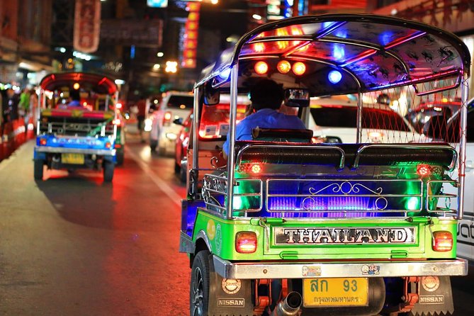Bangkok Night Lights: Temple & City Tour by Tuk Tuk (SHA Plus) - Grand Palace at Night: Outside Views and a Practical Photo Stop