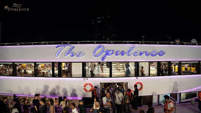 Bangkok: Opulence Luxury Dinner Cruise with Hotel Transfer - Practical limits: what you cannot bring and who should skip it