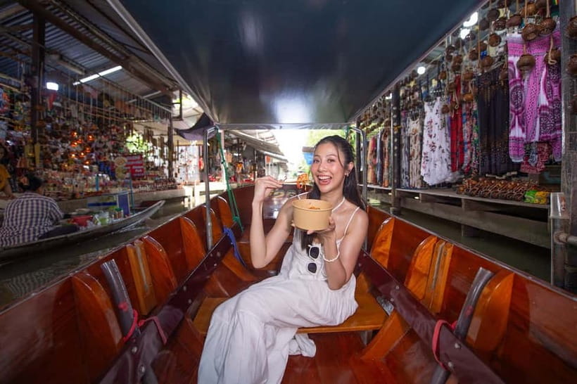 Bangkok: Premium Damnoen Saduak & Railway Market By Food Bus - Mango sticky rice plus Pad Thai, the food rhythm that keeps the day smooth