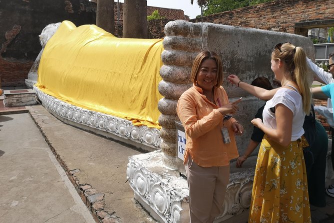 Bangkok: Private Ayutthaya and Bang Pa-In Summer Palace Tour - Wat Yai Chai Mongkhon by the River: 500-Year-Old Ruins With Breathing Room