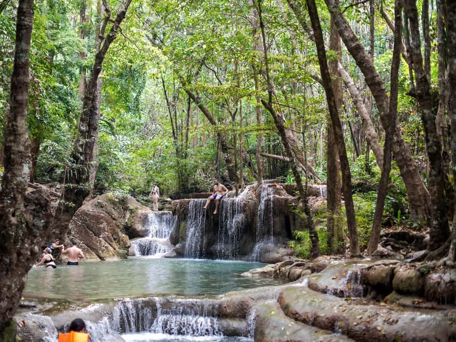 Bangkok: Private & Customized Kanchanaburi Tour - Wat Tham Suea (Tiger Cave Temple): views plus a workout