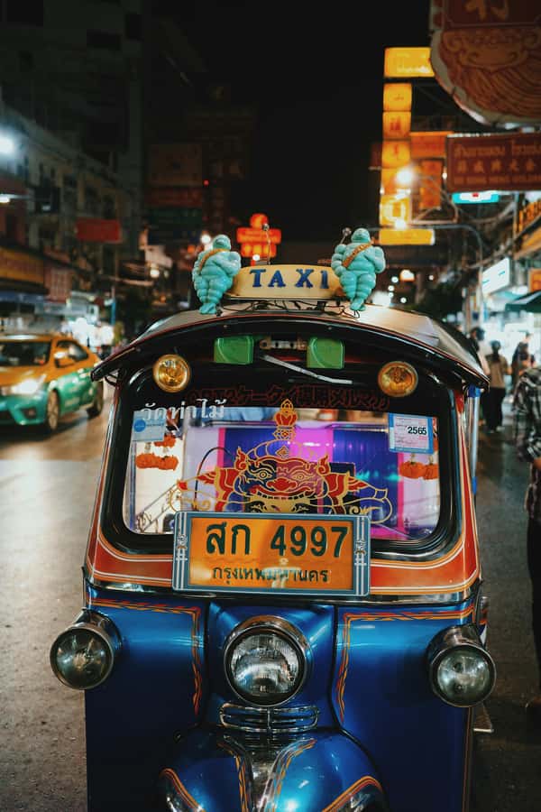 Bangkok: Private Tuk-Tuk Night Tour, River Boat & Eats - Grand Palace, Wat Pho, Giant Swing, and Democracy Monument by tuk-tuk