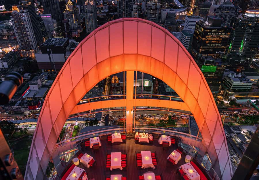 Bangkok: Red Sky Restaurant 55th Floor - The Gourmet Set Menu: International Comfort With a Contemporary Turn