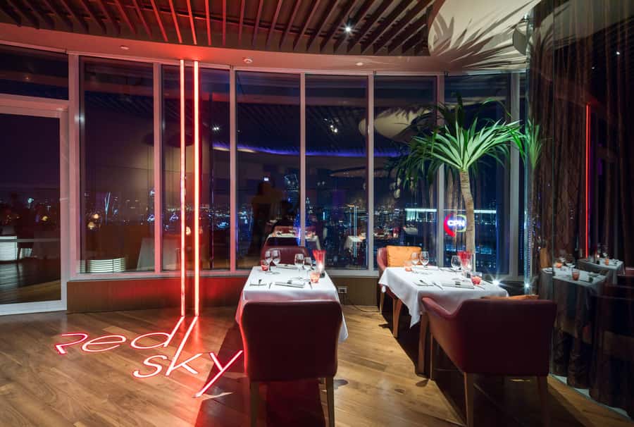 Bangkok: Red Sky Restaurant 55th Floor - Desserts and Drinks: Included, But Read Your Package Closely