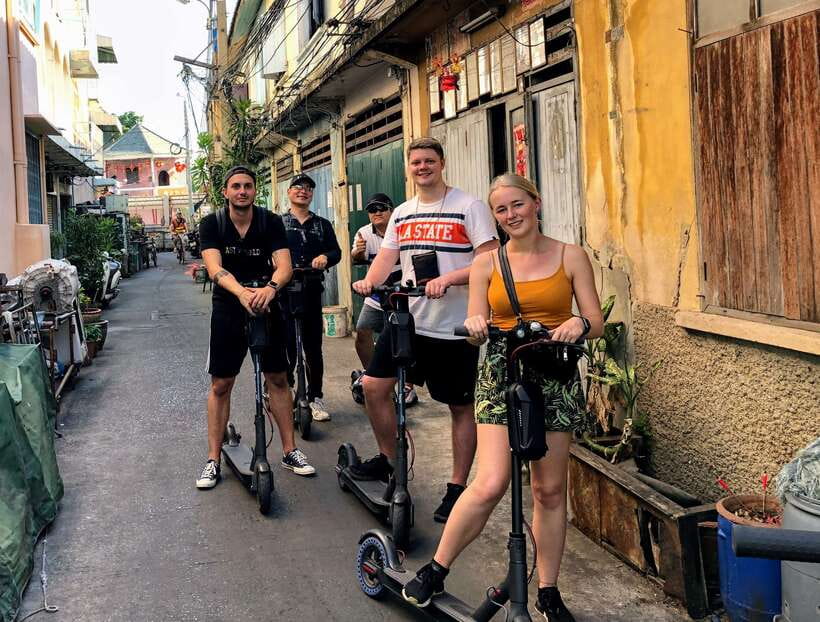 Bangkok: Riverside E-Scooter Adventure with StreetFood Snack - Talat Noi, Phra Phutthayotfa Bridge, and the Value of In-Between Stops