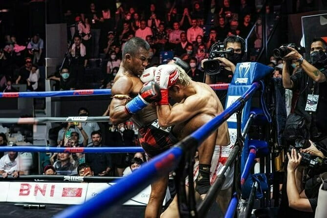 Bangkok's Top Muay Thai Ticket at Rajadamnern Stadium - What you actually watch: Wai Kru, bouts, and fighters close by