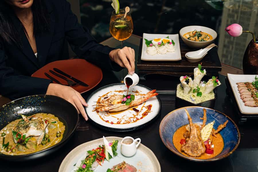 Bangkok: Saffron Contemporary Thai Signature F&B Package - Price and value: $89 per group up to 3, what that buys you